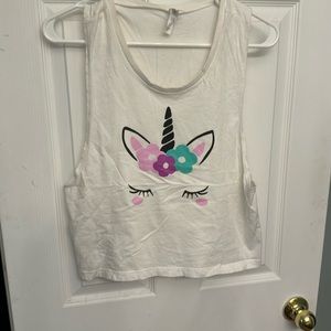 Unicorn workout tank!